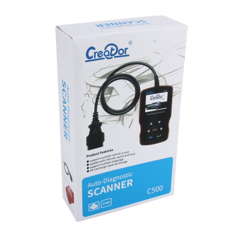 C500 Code Scanner 320*240 Pixel Display Car Scanner Fault Code Reader Scanner Update Online Automotive Diagnostic Tool, Support SD card, C500 C500 Code Scanner 320*240 Pixel Display Car Scanner Fault Code Reader Scanner Update Online Automotive Diagnostic Tool, Support SD card, C500